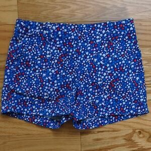 Vineyard Vines Red, White, & Whales Mid Rise Shorts, Girl 8 (GU)